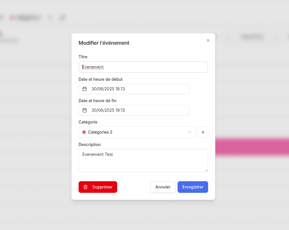 Calendrier Rendez-vous.ai